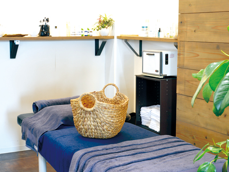 ボディケアもできるヘアサロン