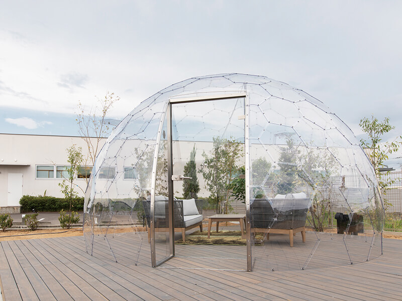 香川県産ヒノキを知る・触れてみる 楽しい時間が過ごせる憩いの空間が誕生