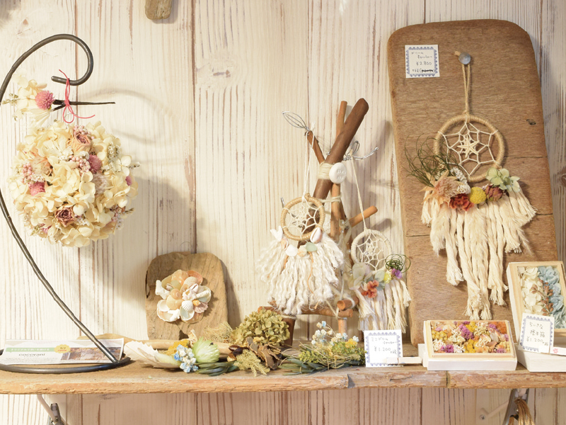 自然素材を使ったインテリア雑貨『cocovani atliershop&work shop』