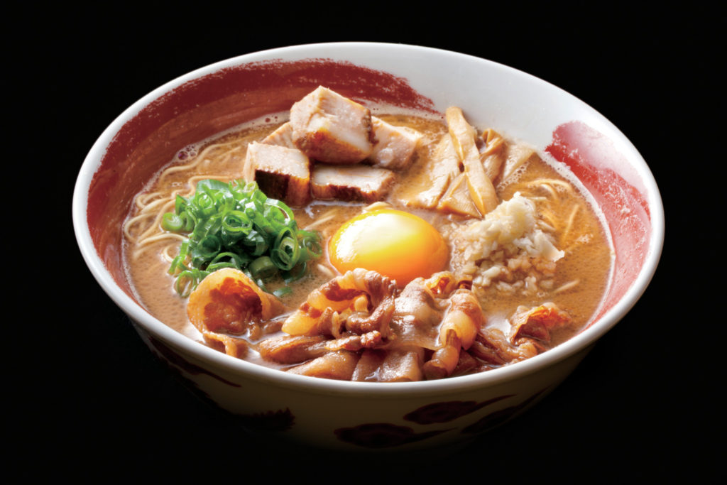 にんにく×ニンニク×にんにく！！力みなぎるパワフルイケ麺！