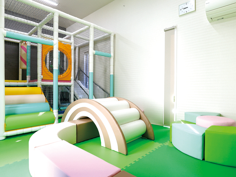 ラックの森の室内