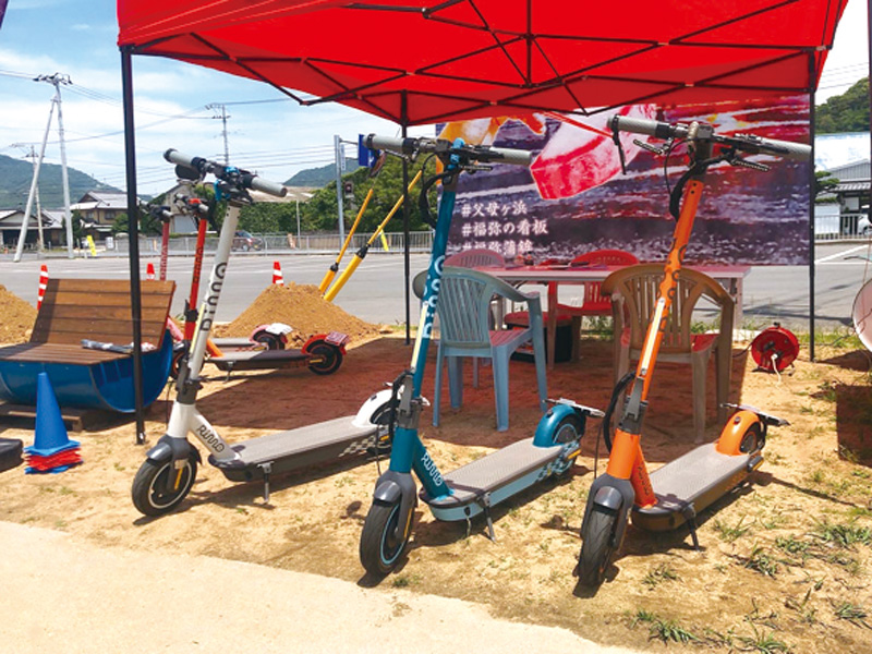 四国本島では初！電動キックボードのレンタルShop