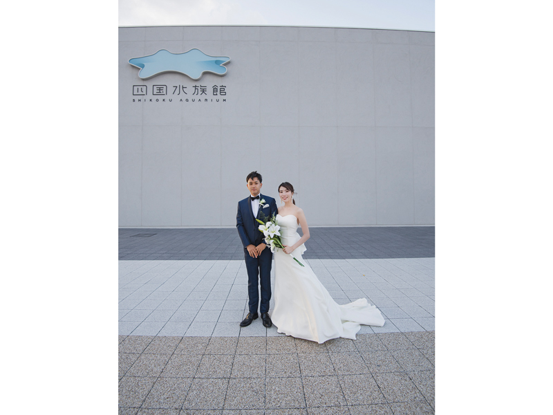 『四国水族館』美しい水中世界が広がる「四国水族館」でウエディングセレモニーがスタート!【香川県綾歌郡宇多津町】