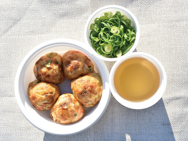 土日限定でOPENする「つゆだこ」が自慢のたこ焼き店