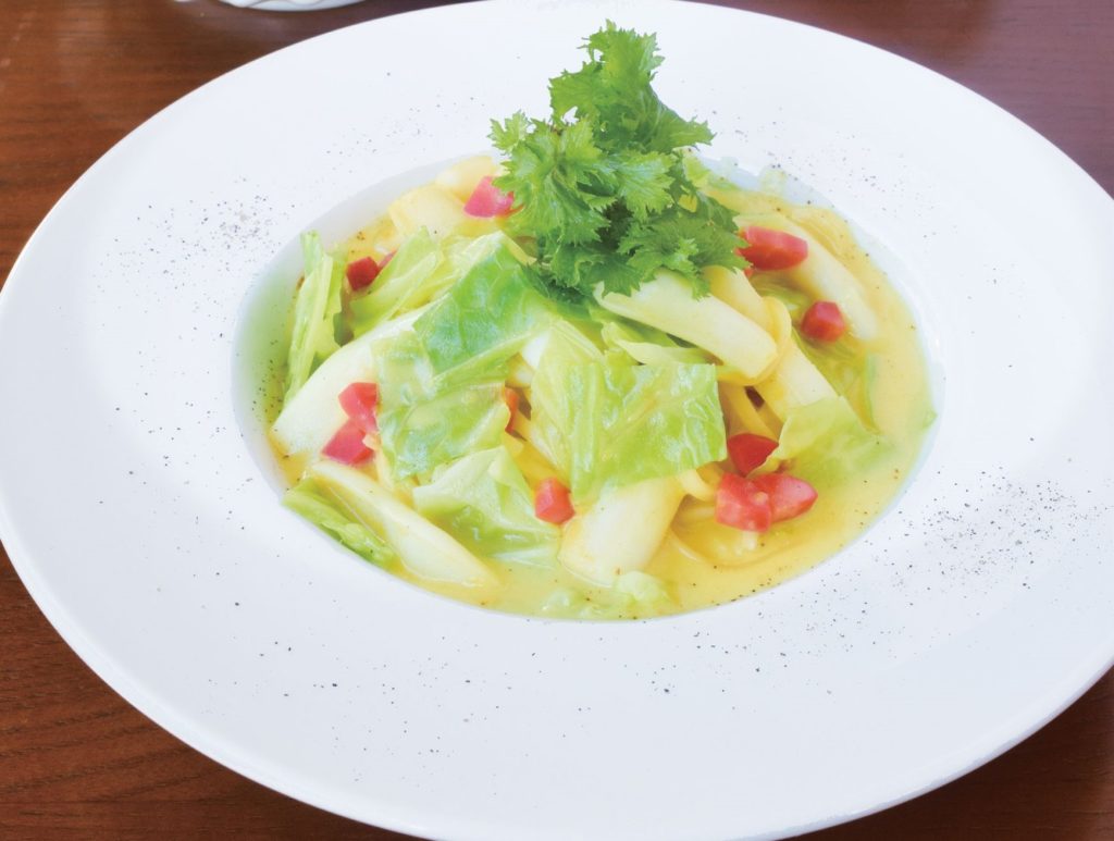 『Ｃａｆｅ　Ｒｅｓｔａｕｒａｎｔ　ＴＲＡＮＳＩＴ』さぬきダイニング認定店が創作する香川県産野菜たっぷりの絶品パスタ