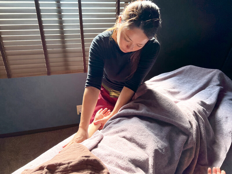 本場タイで得た力強いもみほぐし