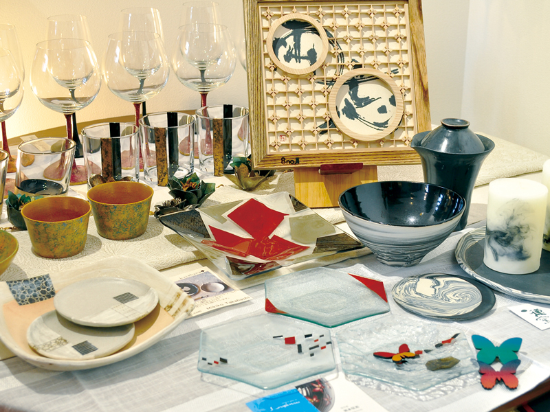 県内作家によるハンドメイド雑貨が集まるお店