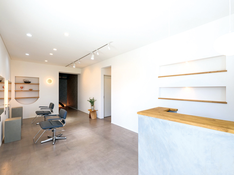 hair＆head spa umi の室内