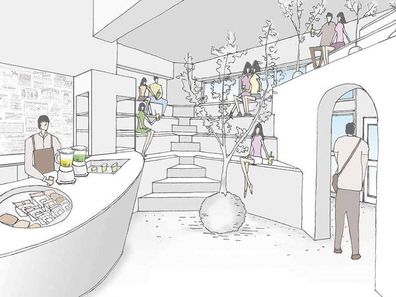 様々なお店が集結した新スタイルのドリンクスタンドが誕生！