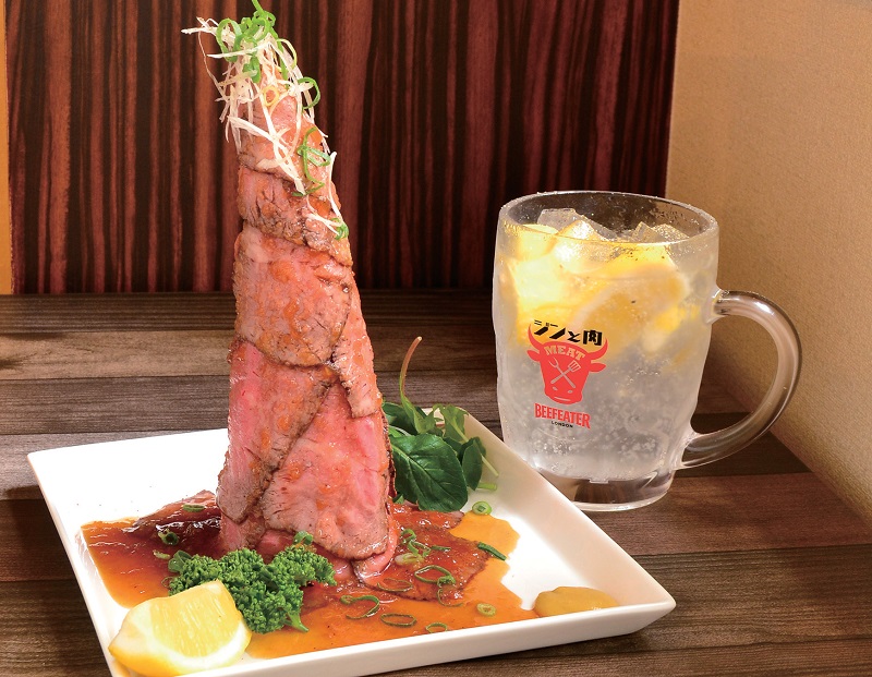 『カドのてっぱん夢路』　高さ25cmの”夢”がそびえる絶品ローストビーフタワーに注目！