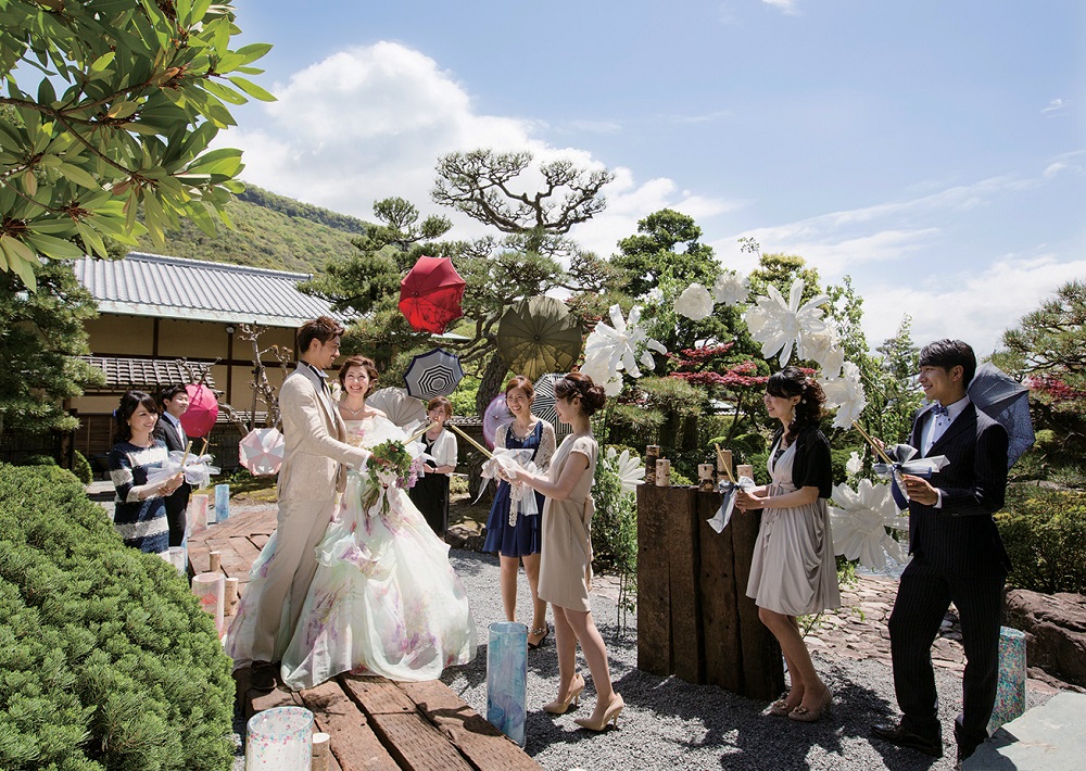 『THE GARDEN DINING 弓絃葉』本格料亭をリノベーションした施設を舞台にした上質ウエディング