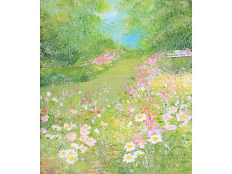 イーダ・ヴァリッキオ 「野花のたたずまい」75/200 リトグラフ - 版画